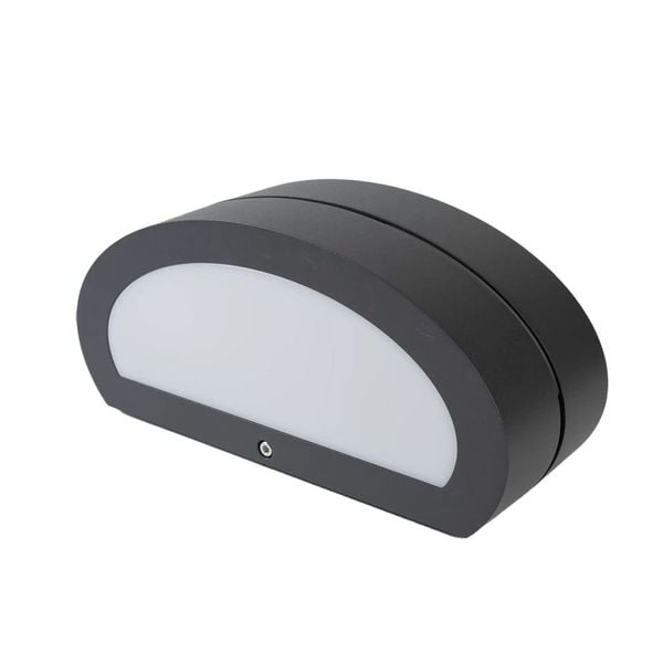 Đèn gắn tường ngoài trời Nanoco NBL3181 bóng E27 max 15W IP54 xám đậm