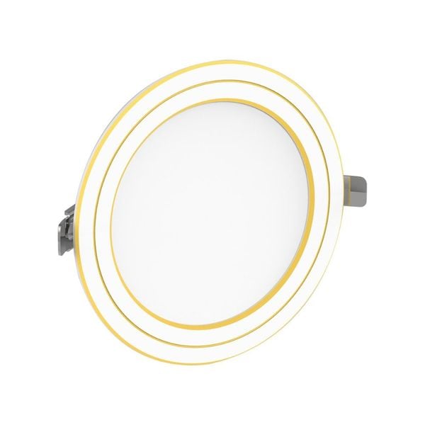 Đèn LED downlight Eco Metal Nanoco 10W đổi màu Ø110