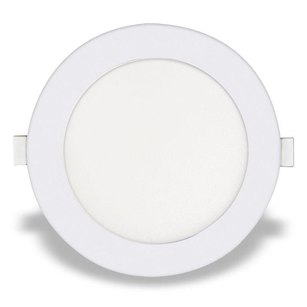 Đèn LED slim panel Hera Nanoco NSD12CW135 12W Ø135 đổi màu viền trắng
