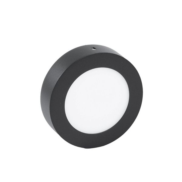 Đèn LED ốp nổi tròn Nanoco 6W viền đen