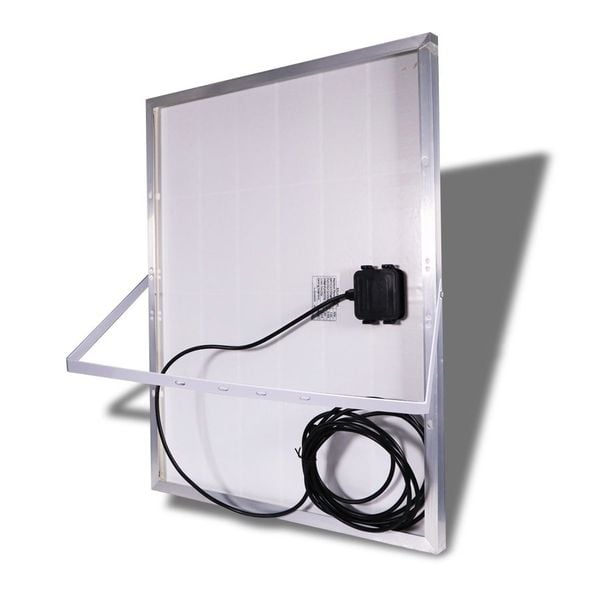 Bộ đèn pha LED năng lượng mặt trời Nanoco 300W IP67 trắng 6500K NLFS300650L + tấm solar NLFS300650S