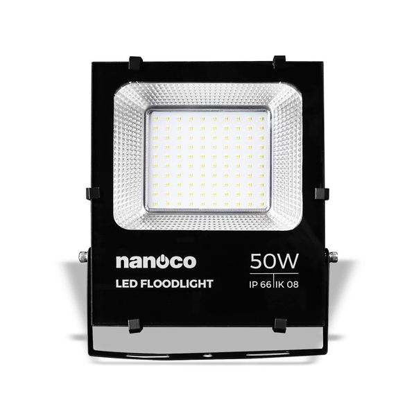 Đèn pha LED Nanoco High Series 50W IP66 Vàng 3000K NLFH0503