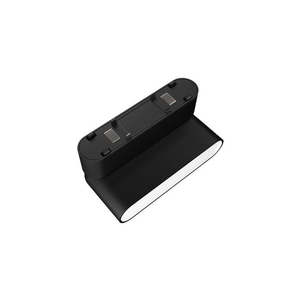 Đèn pha gập ray nam châm Nanoco NMGFF063B / NMGFF064B 6W thân tròn