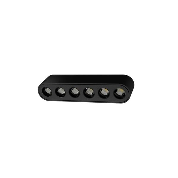 Đèn chiếu điểm ray nam châm Nanoco NMGG063B / NMGG064B 6W thân tròn