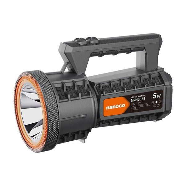 Đèn sạc cầm tay LED Nanoco 5W IP66 NRHL05B