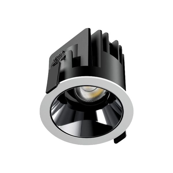 Đèn spotlight âm trần Nanoco Nova NSP07WB363 7W góc chiếu 36 độ chóa đen trắng