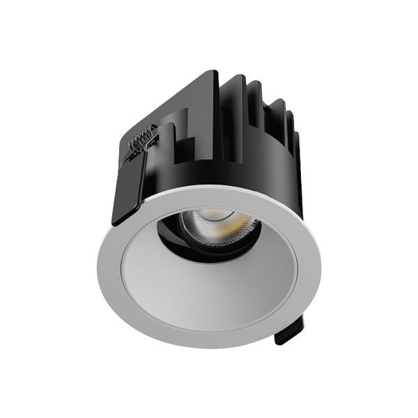 Đèn spotlight âm trần Nanoco Nova NSP07WB243 7W góc chiếu 24 độ chóa đen trắng