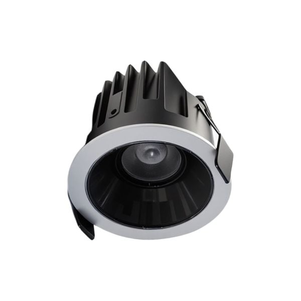 Đèn spotlight âm trần Nanoco Nova NSP12WB363 12W góc chiếu 36 độ chóa đen trắng