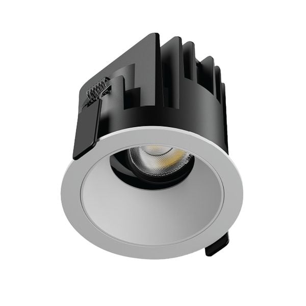 Đèn spotlight âm trần Nanoco Nova NSP12WB243 12W góc chiếu 24 độ chóa đen trắng
