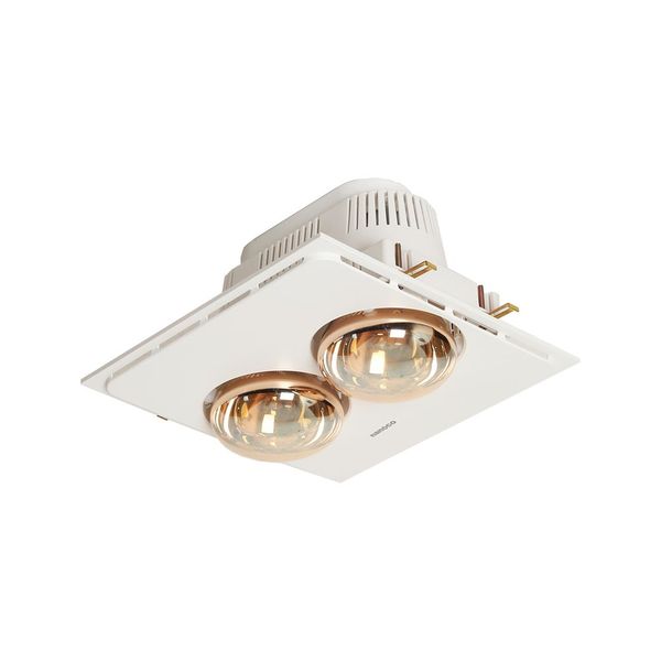 Đèn sưởi âm trần Nanoco NBHR202W 2 bóng 550W công tắc