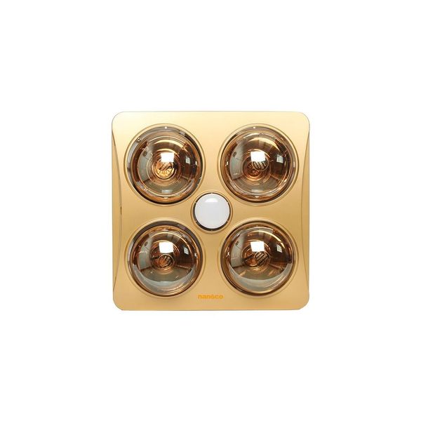 Đèn sưởi âm trần Nanoco NBHR401G 4 bóng có quạt hút remote