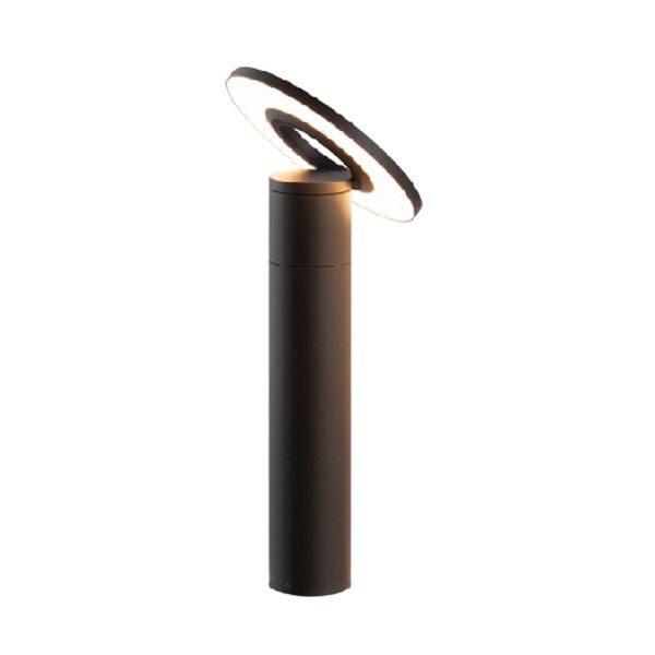 Đèn trụ sân vườn LED Nanoco NGL3483 8W H650 IP54 xám đậm