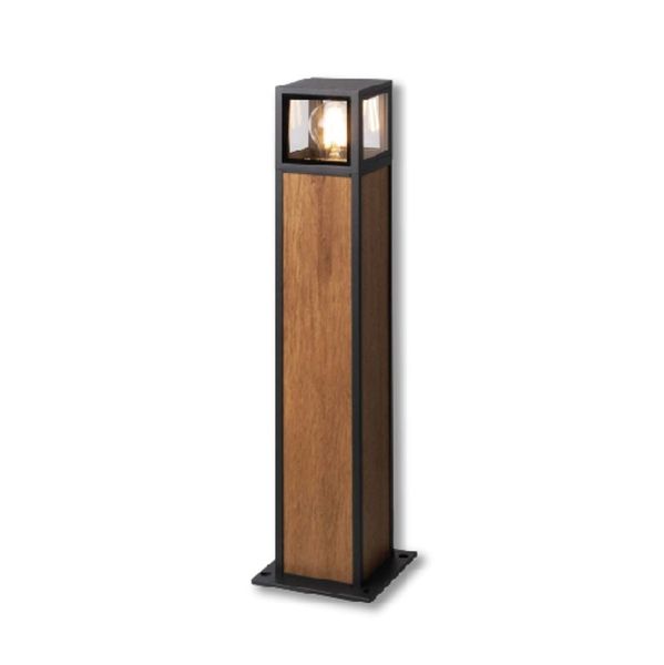 Đèn trụ sân vườn Nanoco NGL3433WD bóng E27 H600 IP54 màu gỗ