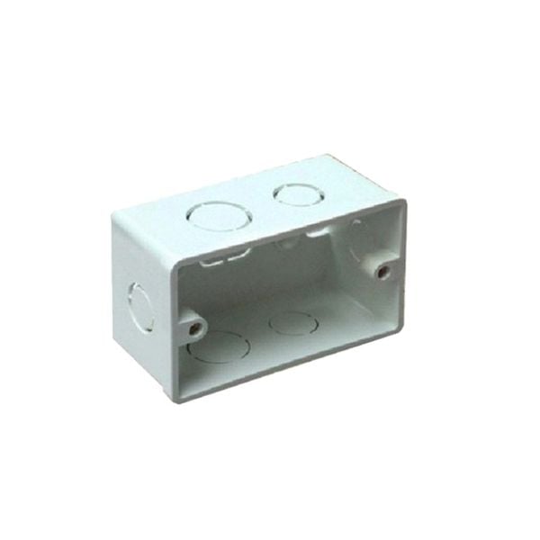 Hộp âm đơn nhựa trắng Nanoco NA101TM1
