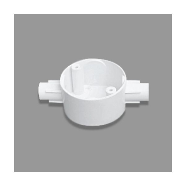 Hộp nối tròn 2 ngã thẳng ống luồn Nanoco NPA66