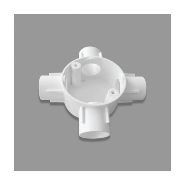 Hộp nối tròn 4 ngã ống luồn Nanoco NPA68