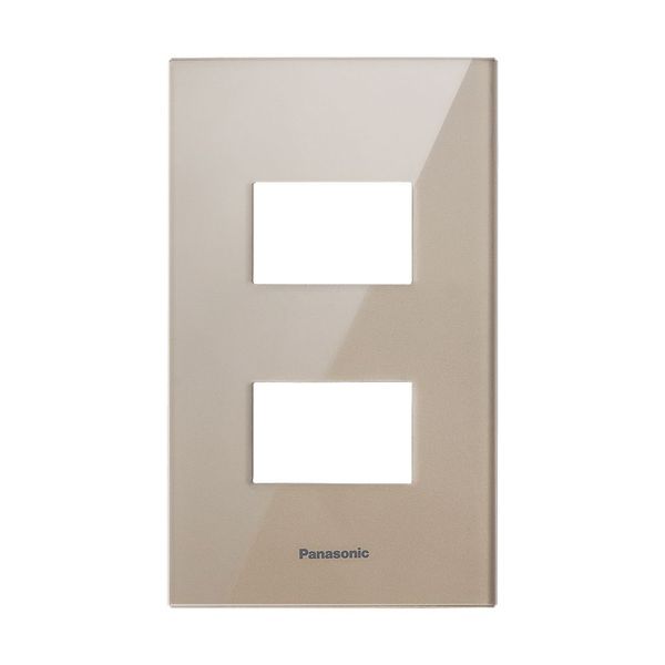 Mặt Acrylic Panasonic WEGH6802C dùng cho 2 thiết bị
