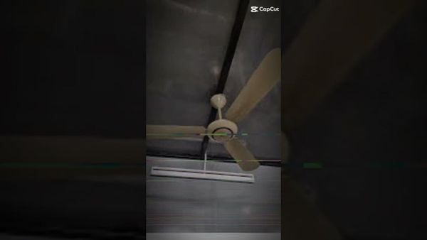 Quạt Trần 3 Cánh Nhôm Nanoco NCF5631-K - Ti 40cm, Nhiều Màu Sắc
