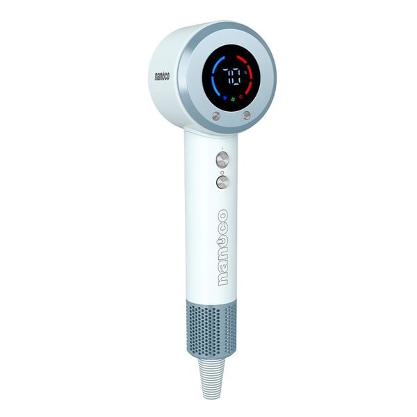 Máy sấy tóc Nanoco 1400W ion âm có đèn LED NHD230D