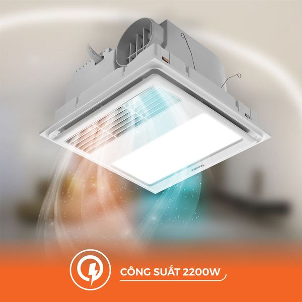 Máy sưởi nhà tắm Nanoco NBD0330 2200W có thông gió