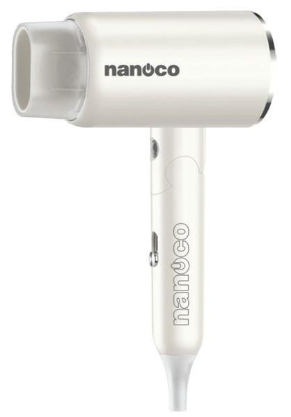 Máy sấy tóc gấp gọn Nanoco 1600W sấy nóng lạnh NHD340BE / NHD340G