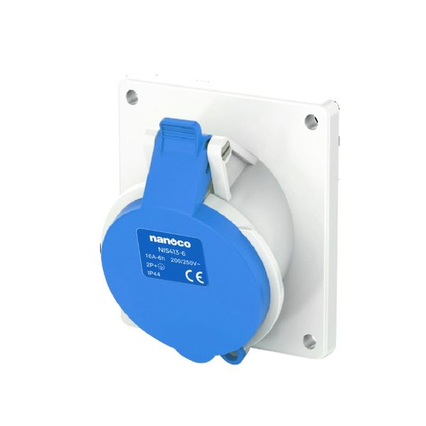 Ổ cắm âm nghiêng IP44 Nanoco NIS41 16A–32A IEC 60309