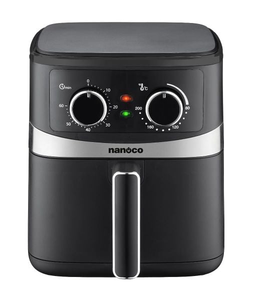 Nồi chiên không dầu Nanoco 5L núm vặn cơ NAFH500