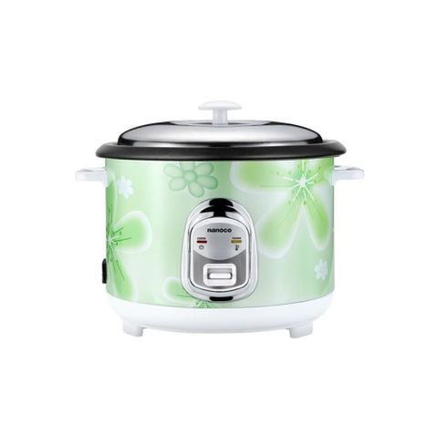 Nồi cơm điện nắp rời Nanoco NRC1201G 1.2L lòng chống dính