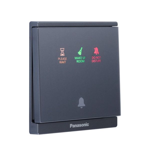 Nút nhấn chuông khách sạn có đèn báo 3 chế độ Panasonic WMF936 Ánh Kim