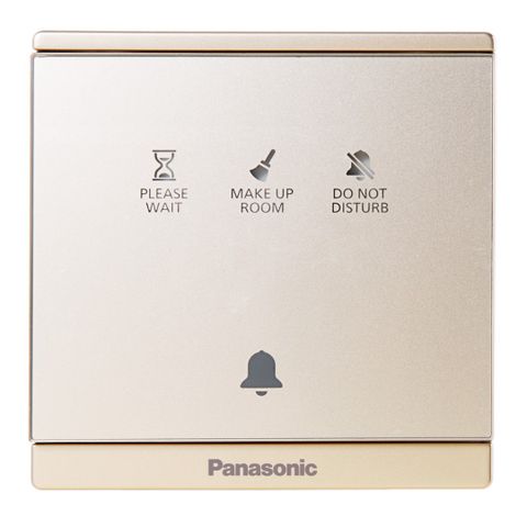Nút nhấn chuông khách sạn có đèn báo 3 chế độ Panasonic WMF936 Ánh Kim