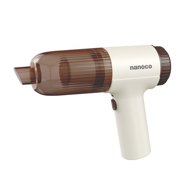 Máy hút bụi dùng pin Nanoco có chức năng thổi màu beige NVC012B