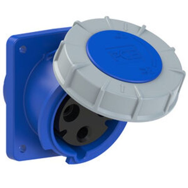Ổ cắm âm nghiêng IP67 PCE F43x 63A IEC 60309