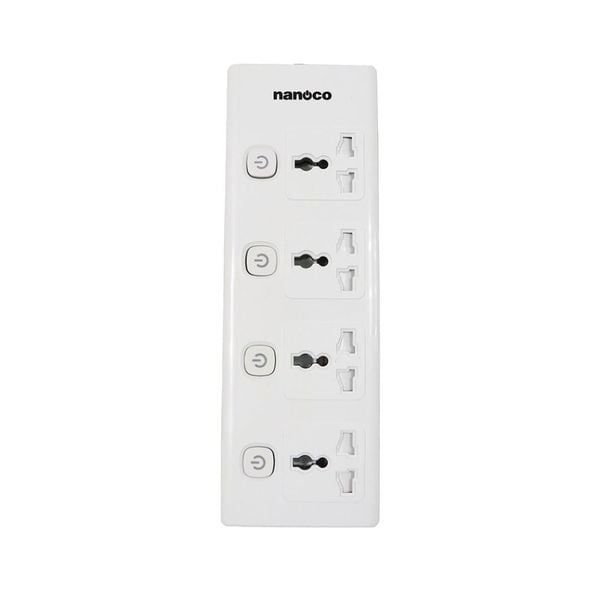 Ổ cắm có dây 4 ổ đa năng Nanoco NES43415