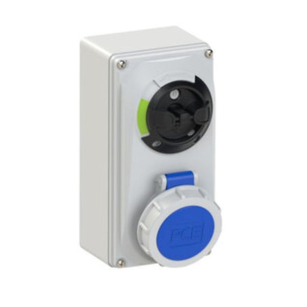 Ổ cắm công nghiệp kèm công tắc IP67 PCE F611/F612