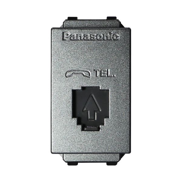 Ổ cắm điện thoại 4 cực Panasonic WEV2364 Ánh Kim