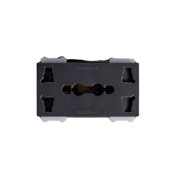 Ổ cắm đôi đa năng Panasonic WEV157207 có màn che bắt vít