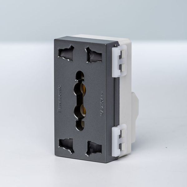 Ổ cắm đôi đa năng Panasonic WEV157207 có màn che bắt vít