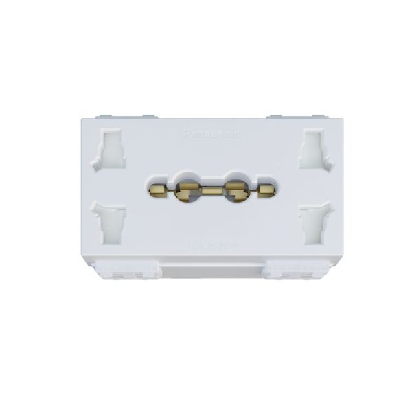 Ổ cắm đôi đa năng Panasonic WEV157207 có màn che bắt vít