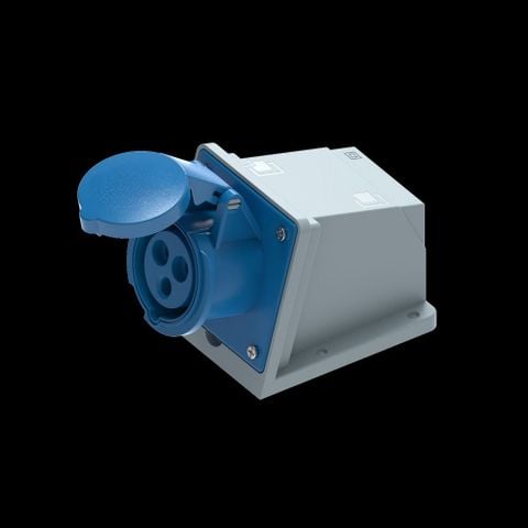Ổ cắm nổi công nghiệp IP44 Nanoco NIS1 16A–32A IEC 60309