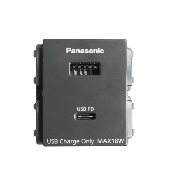 Ổ cắm USB Panasonic WEF14821 2 cổng Type A+C