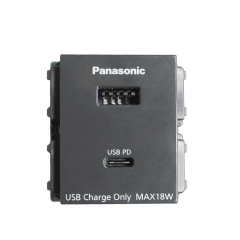 Ổ cắm USB Panasonic WEF14821 2 cổng Type A+C
