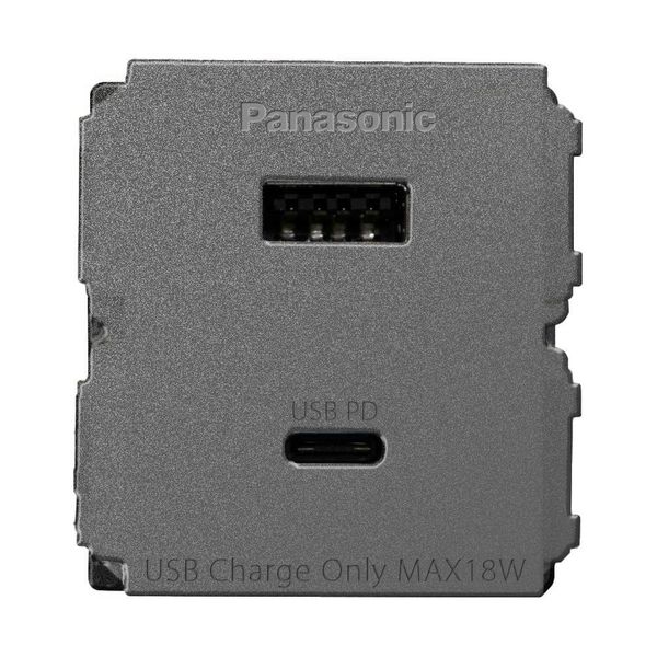 Ổ cắm USB Panasonic WEF14821 2 cổng Type A+C