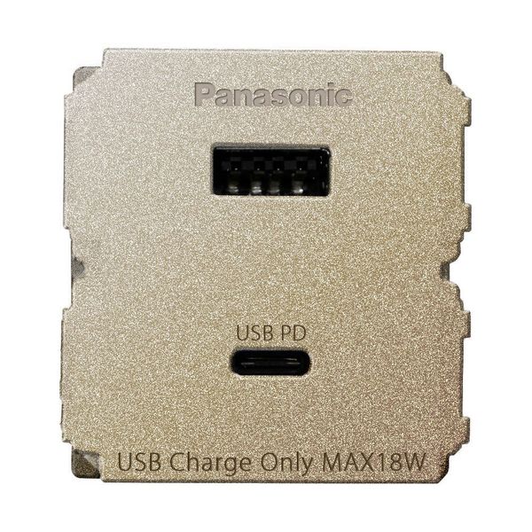 Ổ cắm USB Panasonic WEF14821 2 cổng Type A+C