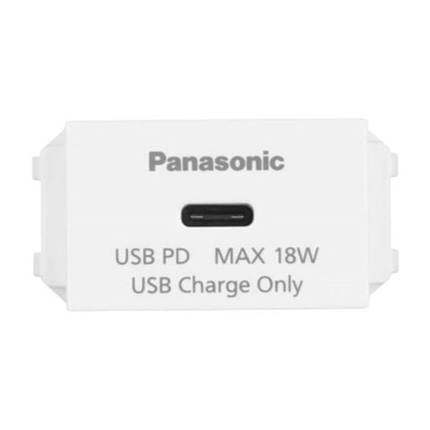 Ổ cắm USB Panasonic WEF412417 Type-C PD 18W