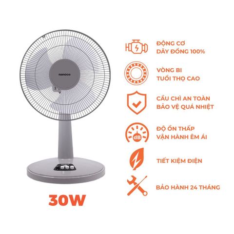 Quạt bàn Nanoco NTF1209