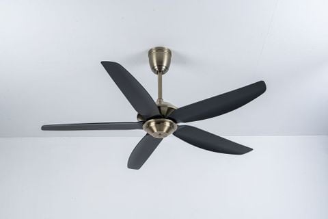Quạt trần 5 cánh Nanoco NCFD5658K động cơ DC màu đen