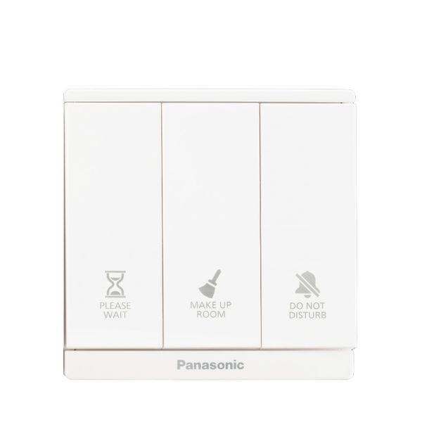Công tắc khách sạn đèn báo Không làm phiền Dọn phòng Vui lòng đợi Panasonic WMF984