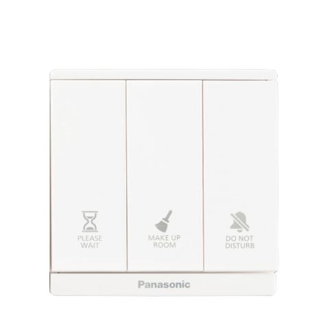 Công tắc khách sạn đèn báo Không làm phiền Dọn phòng Vui lòng đợi Panasonic WMF984