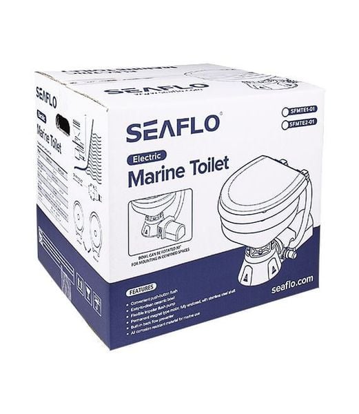 Toilet điện di động SEAFLO SFMTE dùng trên du thuyền xe bus