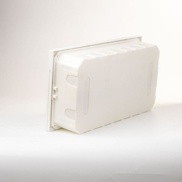 Tủ điện âm tường mặt phẳng Nanoco NDB116P / NDB116PB 12–16 module